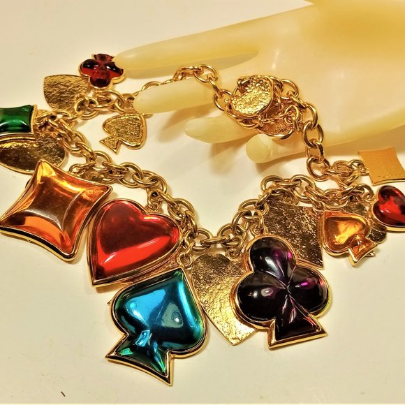 Vintage Massive Goossens for YSL Charm Necklace - Picture 3 of 15